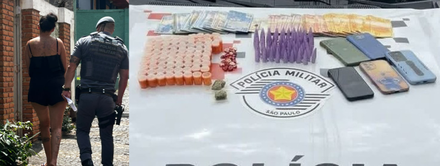 Jovem é presa com 178 porções de drogas no Ernesto Kuhl, em Limeira