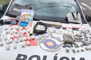 Jovem é preso com grande quantidade de drogas em Limeira
