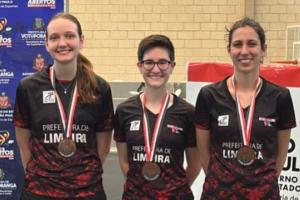 Limeira conquista bronze no tênis de mesa feminino nos Jogos Abertos