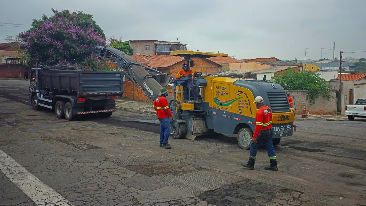 Limeira inicia recapeamento de ruas com investimento previsto de R$ 20 milhões