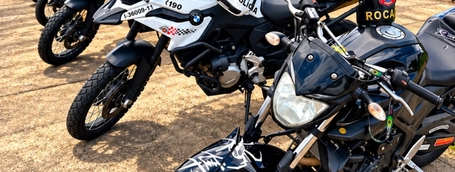 Motociclista foge da polícia e bate em carro no Aeroporto, em Limeira